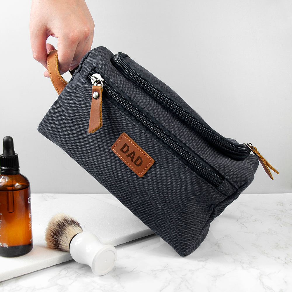 Personalized Jetsetter Denim Wash Bag - Lovesakes