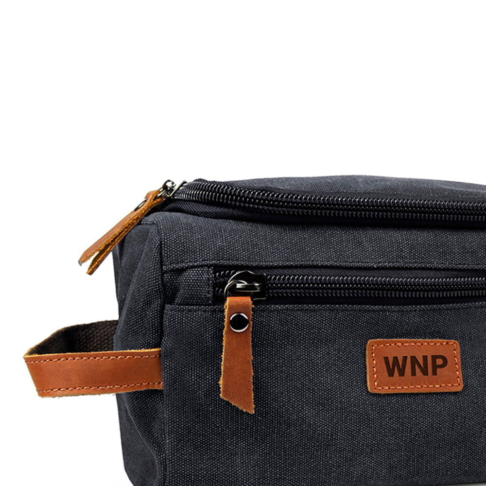 Personalized Jetsetter Denim Wash Bag - Lovesakes