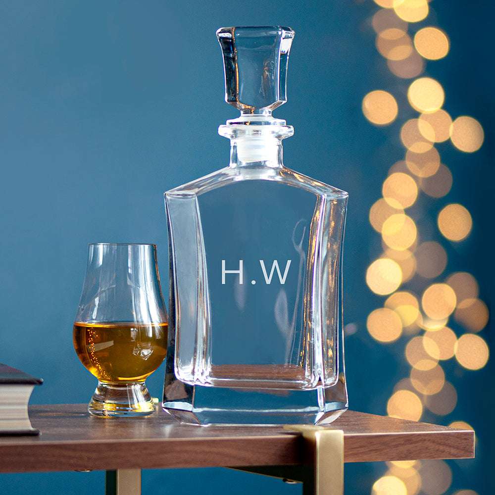 Personalized Hexagonal Luxury Initials Decanter (750ml)