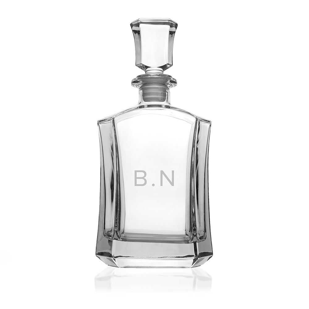 Personalized Hexagonal Luxury Initials Decanter (750ml)