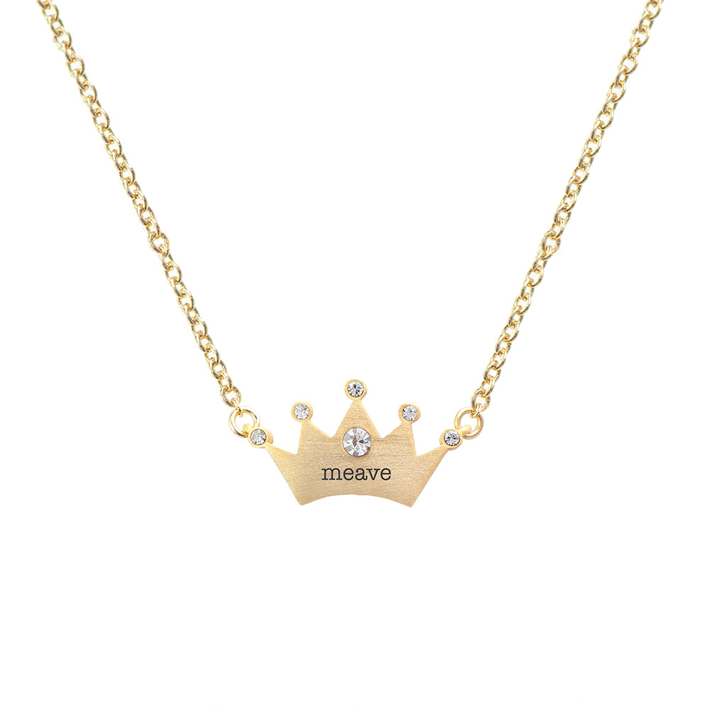 Personalized Princess Crown Necklace - Lovesakes