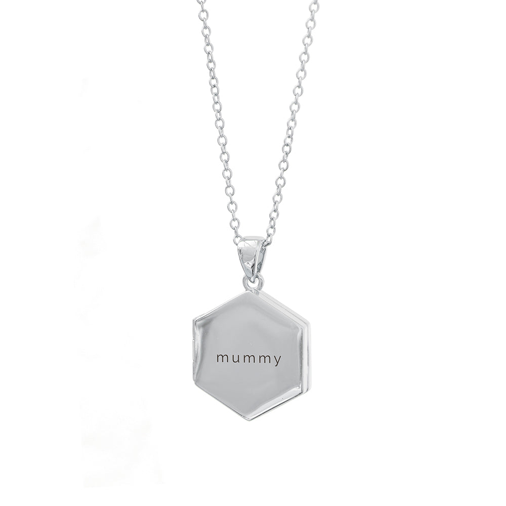 Personalized Hexagonal Photo Locket - Lovesakes