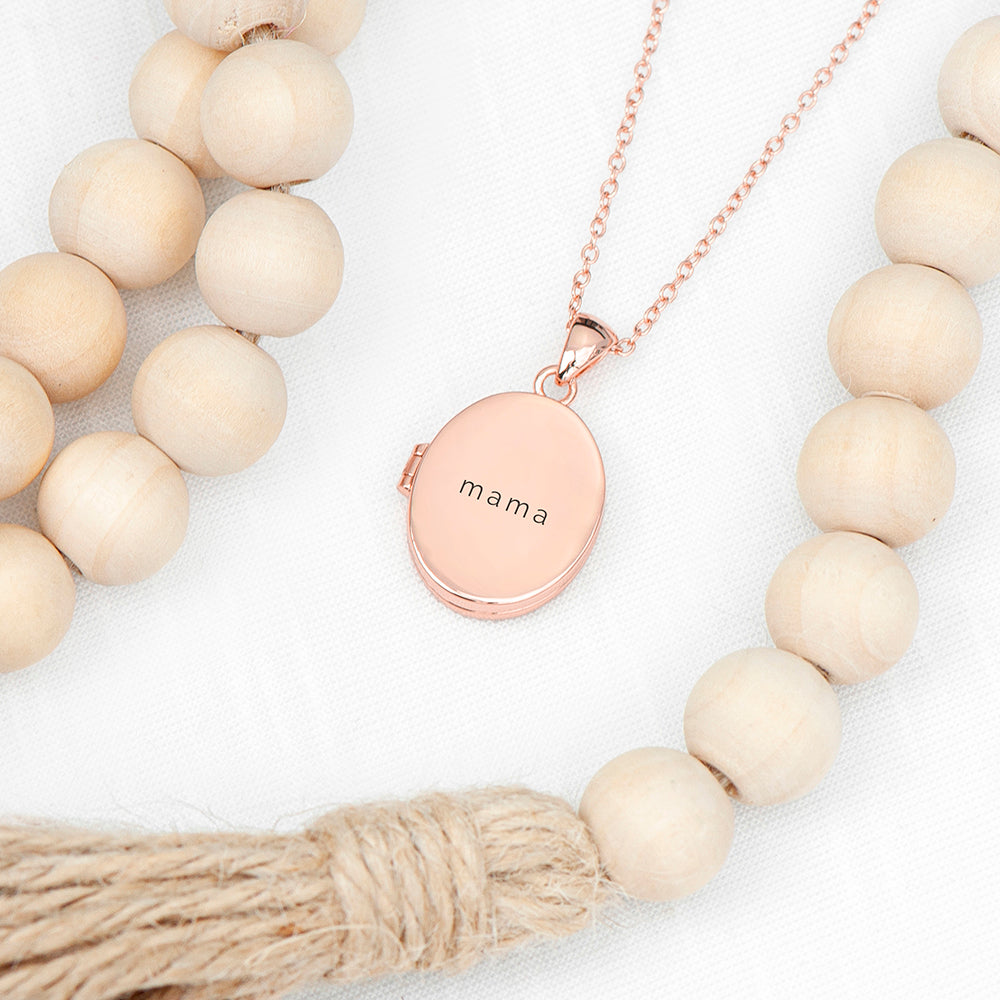 Personalized Oval Photo Locket - Lovesakes