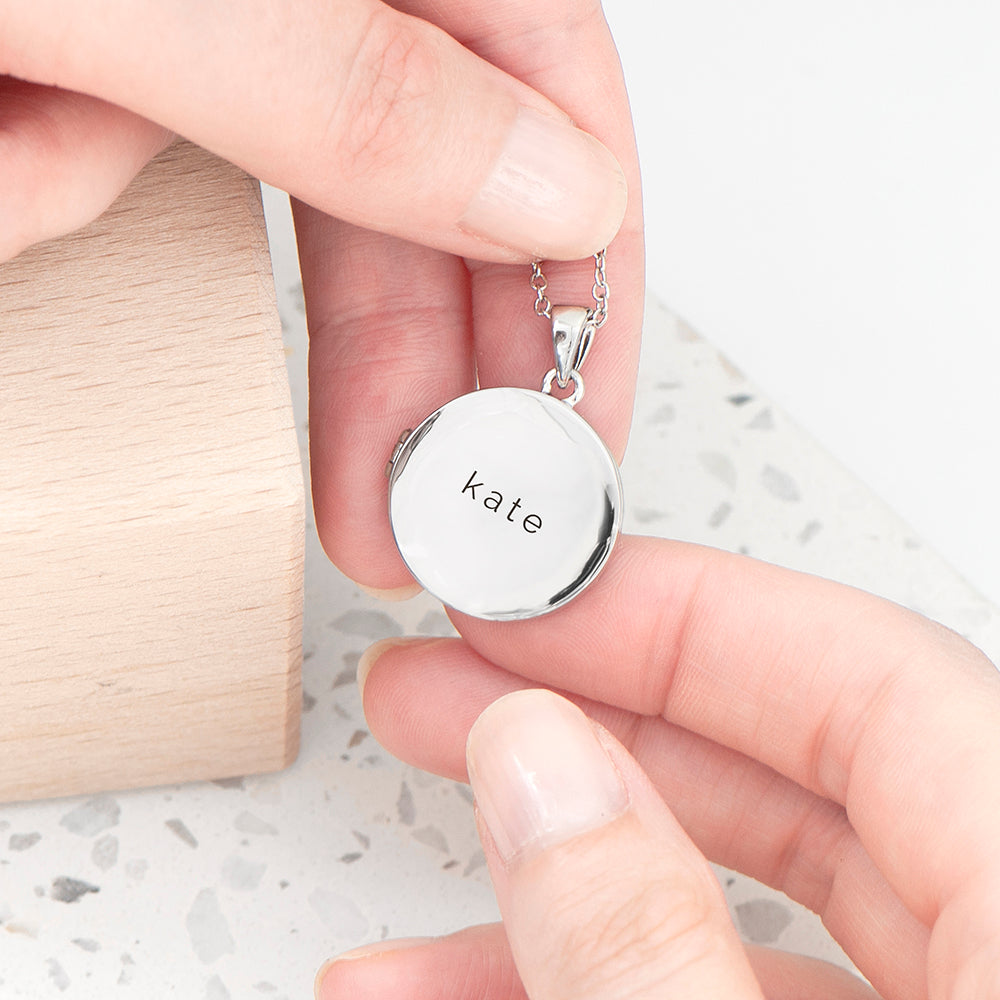 Personalized Round Photo Locket - Lovesakes