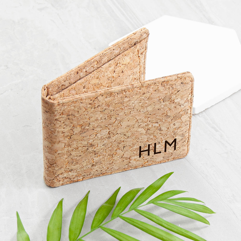 Personalised Natural Cork Wallet - Lovesakes