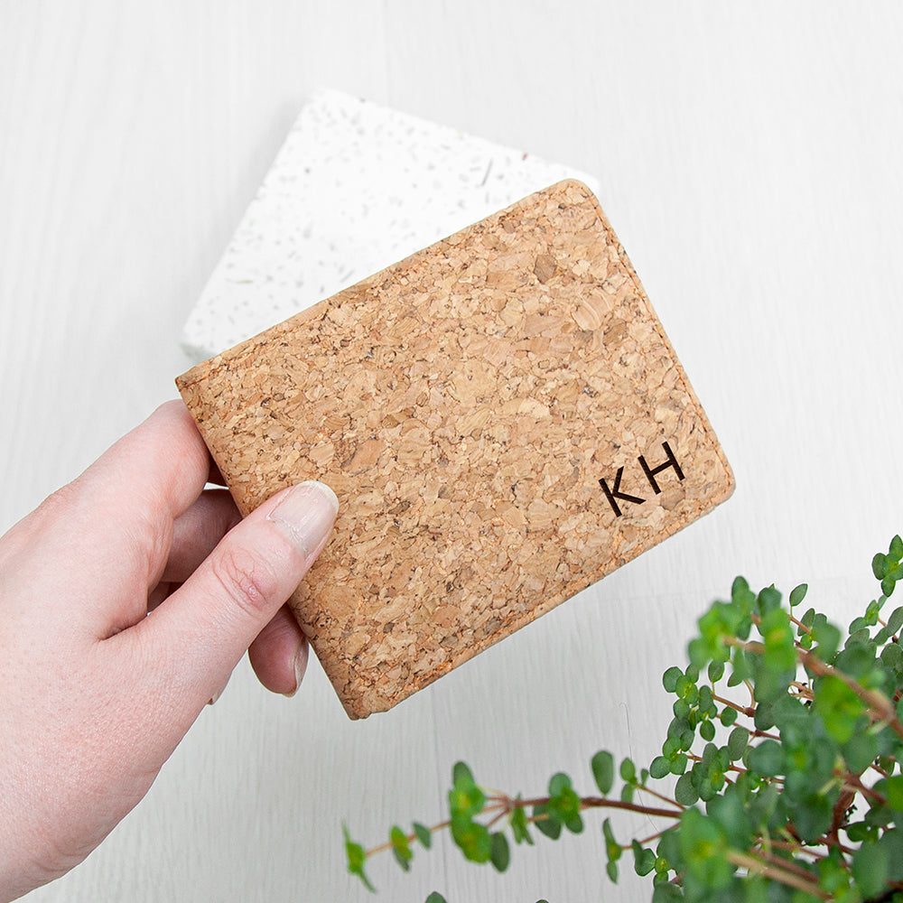 Personalised Natural Cork Wallet - Lovesakes