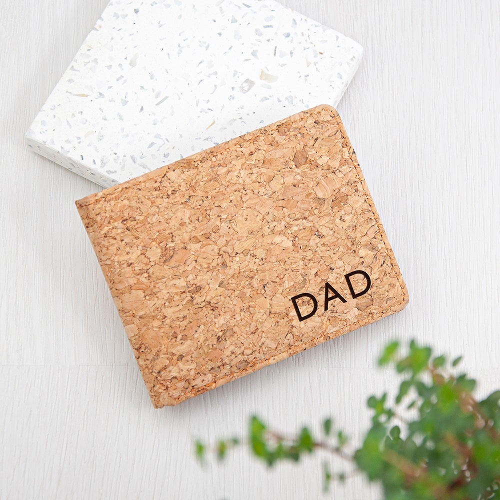 Personalised Natural Cork Wallet - Lovesakes