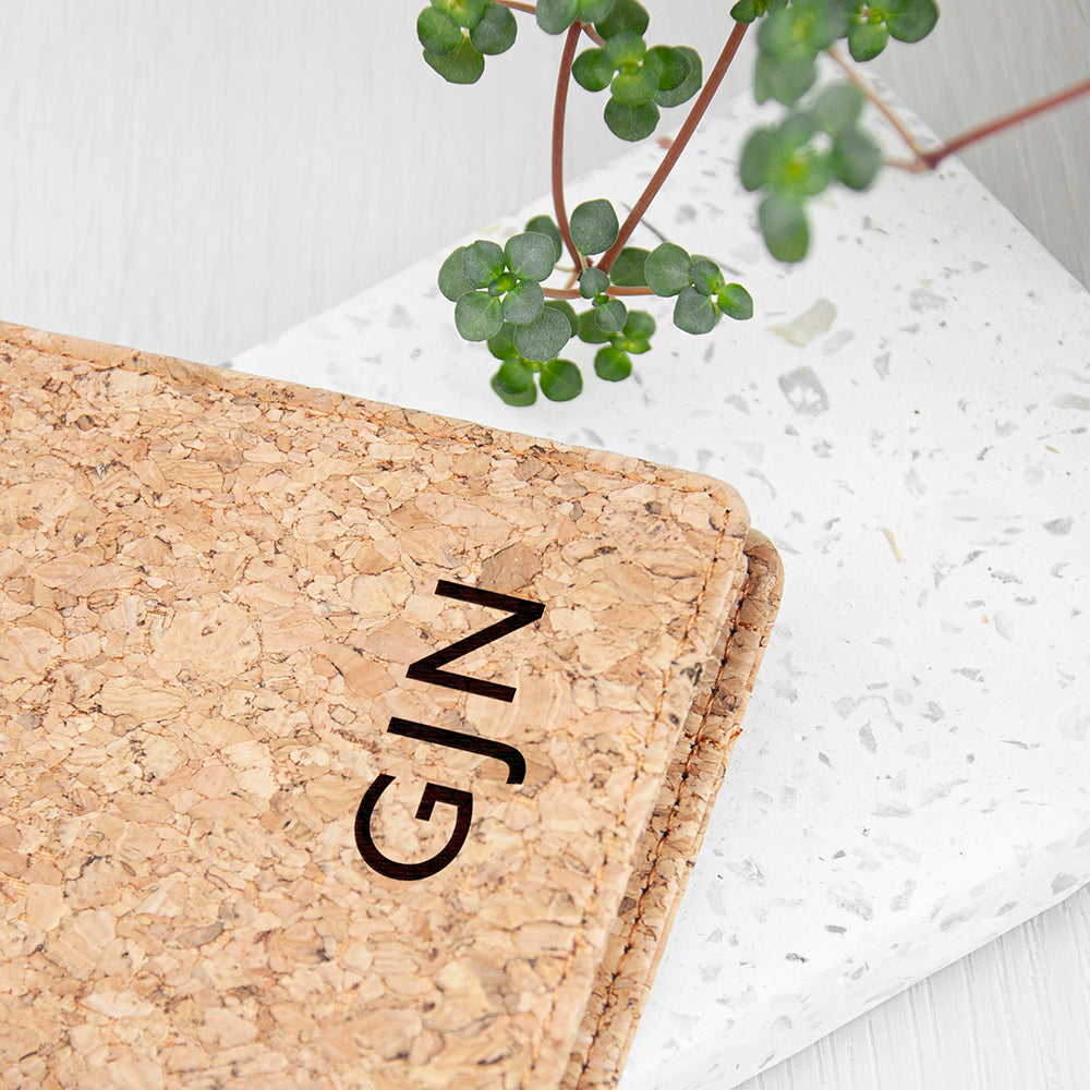 Personalised Natural Cork Wallet - Lovesakes