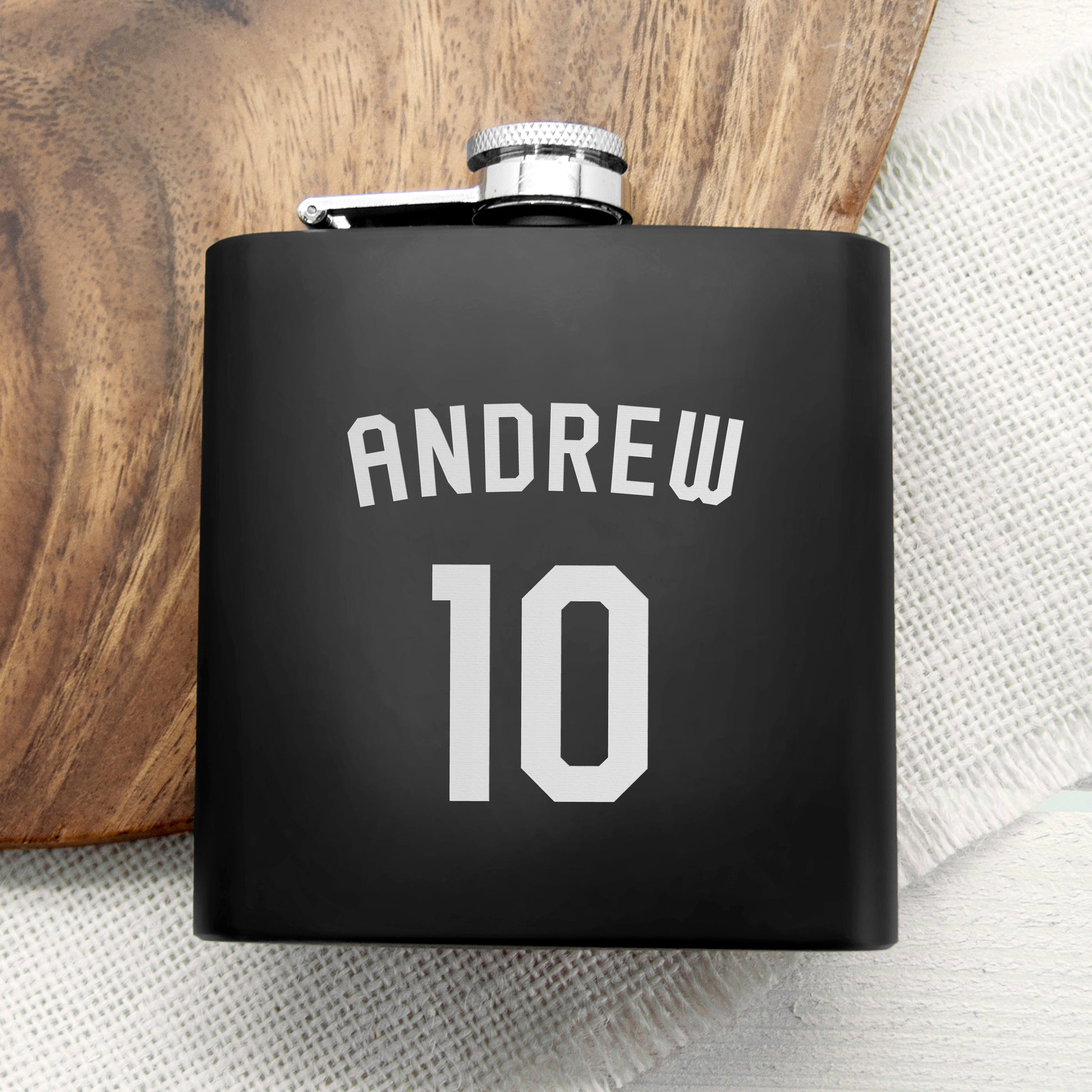 Personalized Football Shirt Hip Flask - Lovesakes