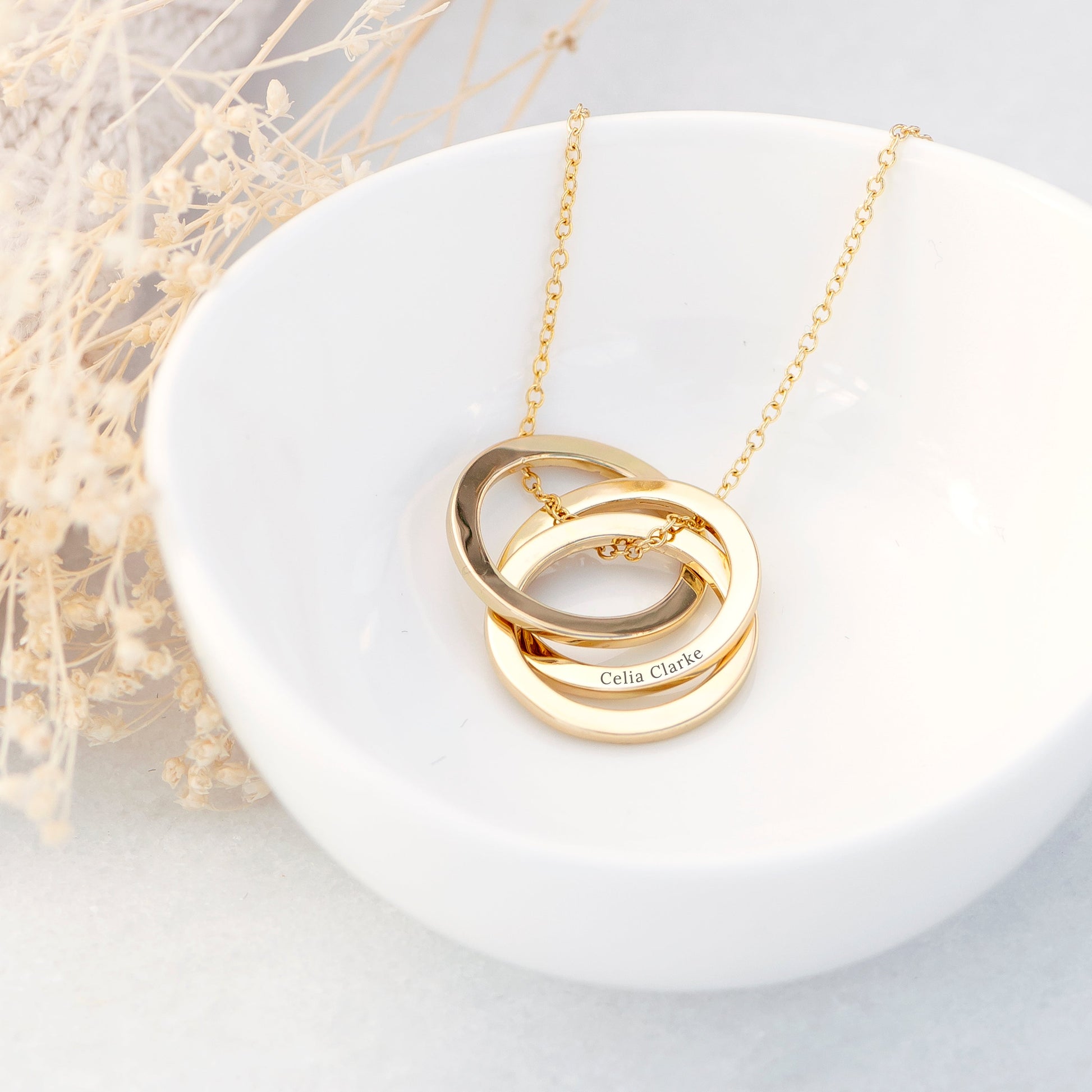 Personalized Russian Ring Necklace - Lovesakes