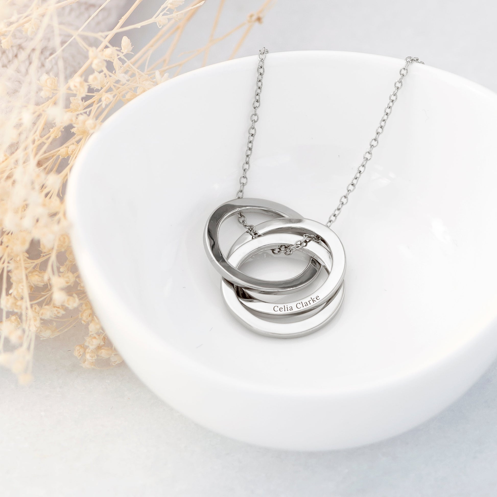 Personalized Russian Ring Necklace - Lovesakes