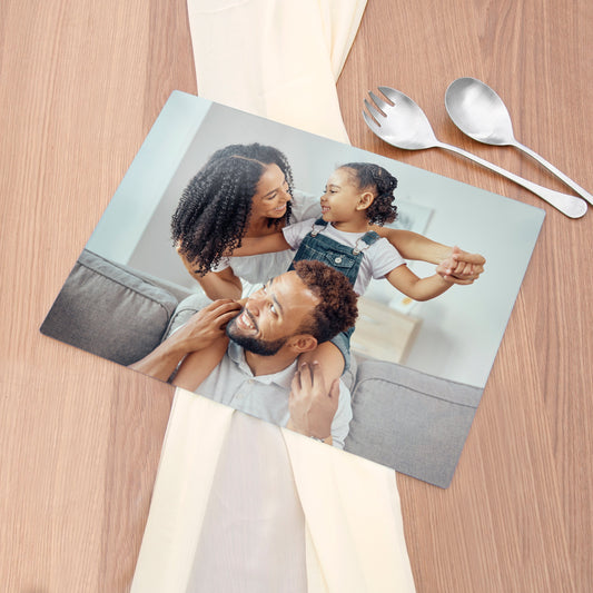 Personalised Family Photo Glass Chopping Board