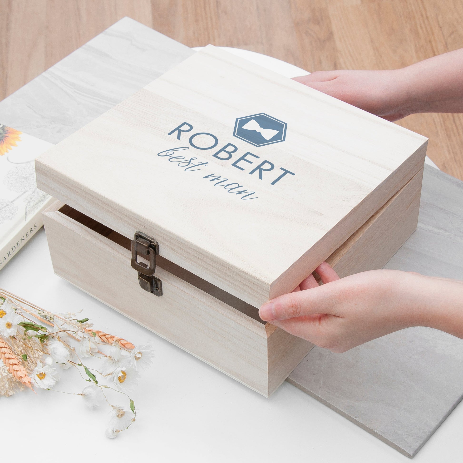 Personalised Classic Groomsman Keepsake Box
