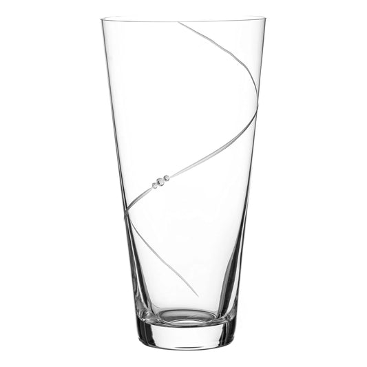 Orbital Swarovski Statement Vase | Personalized 1.4kg Artisan Glass