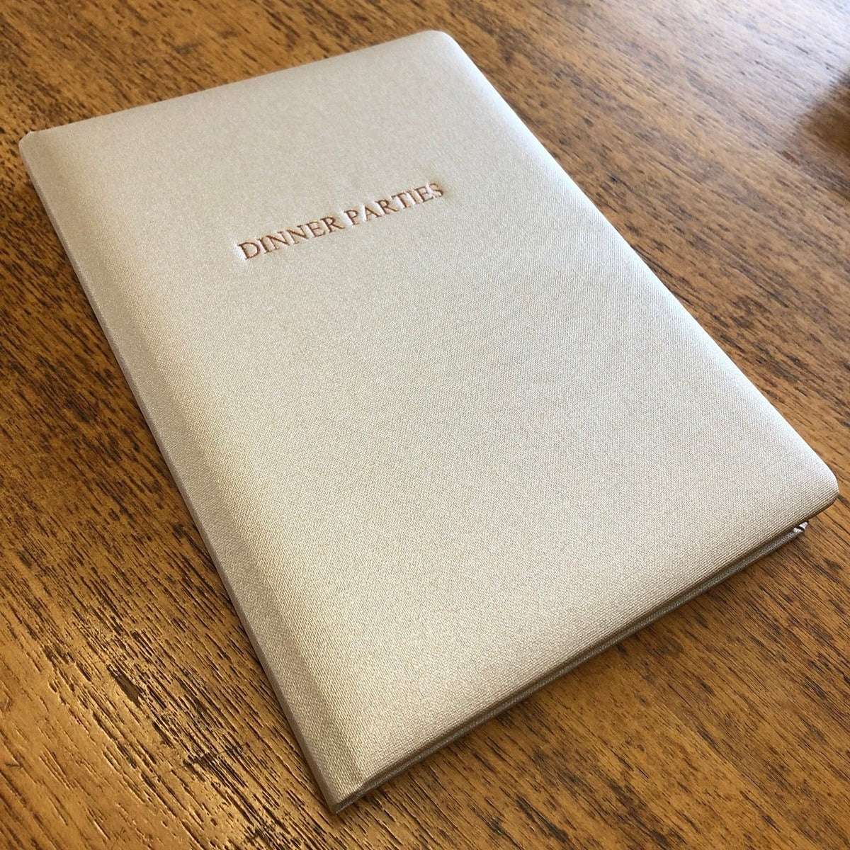 Personalized Hand Bound Dinner Party Book