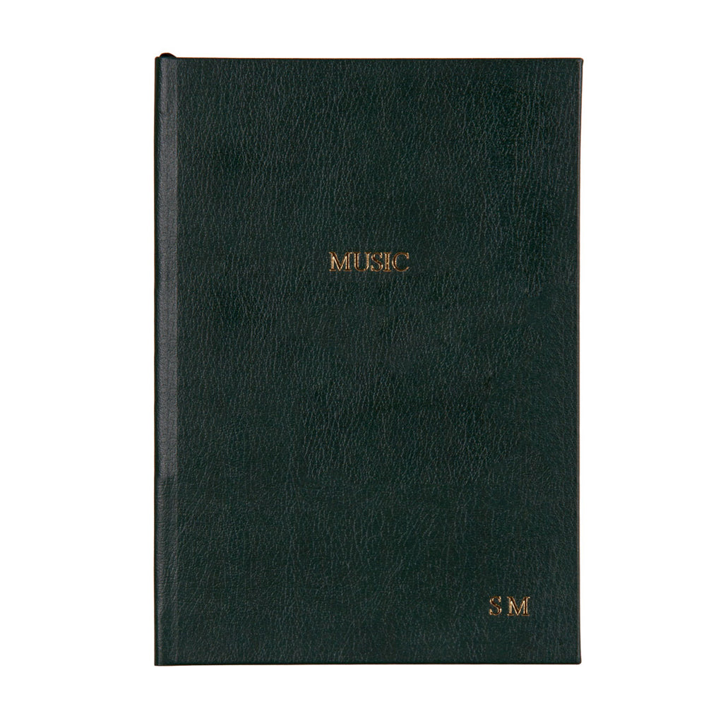 Personalized Music Manuscript Notebook