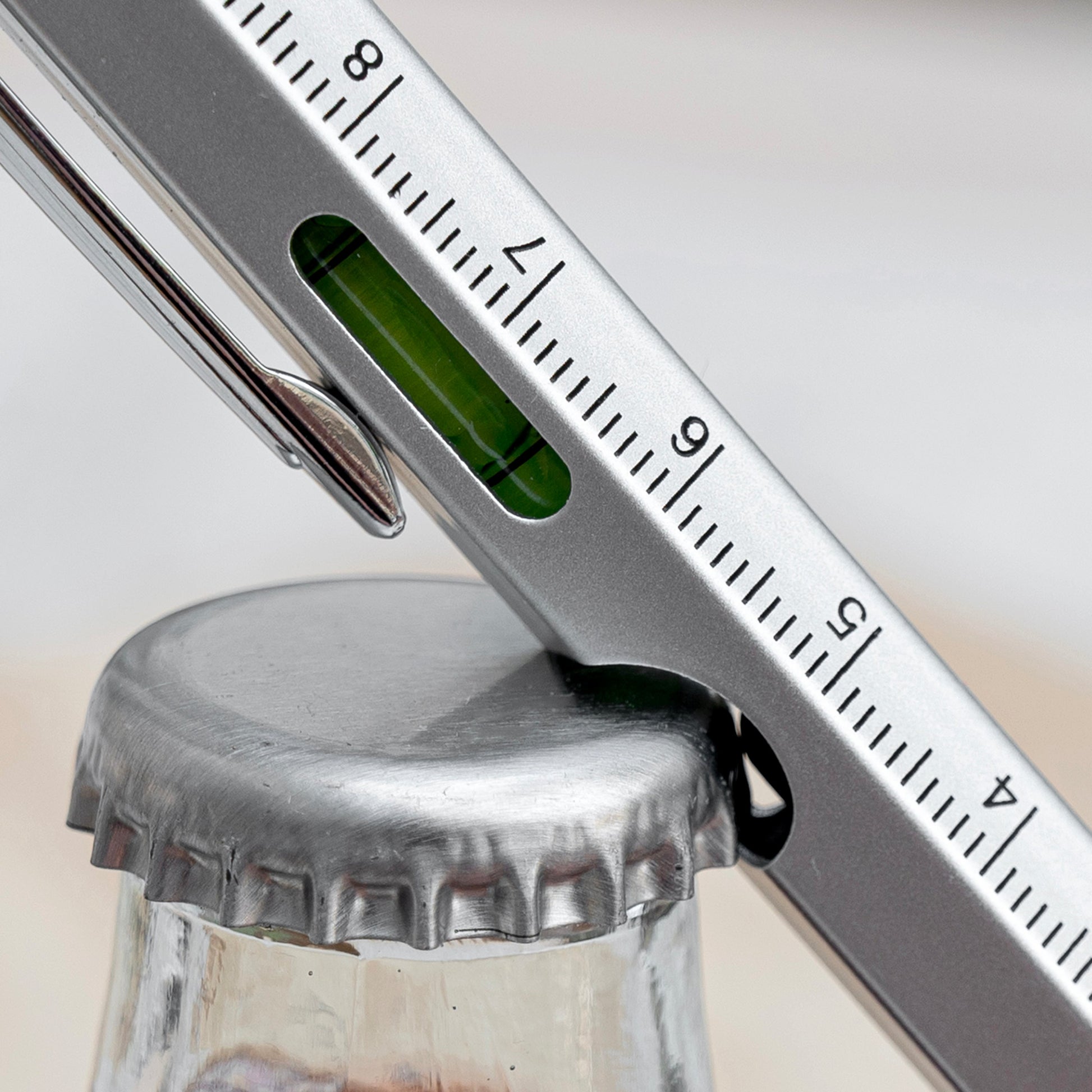 Custom Engraved Spirit Level Multitool Pen with Bottle-Opener