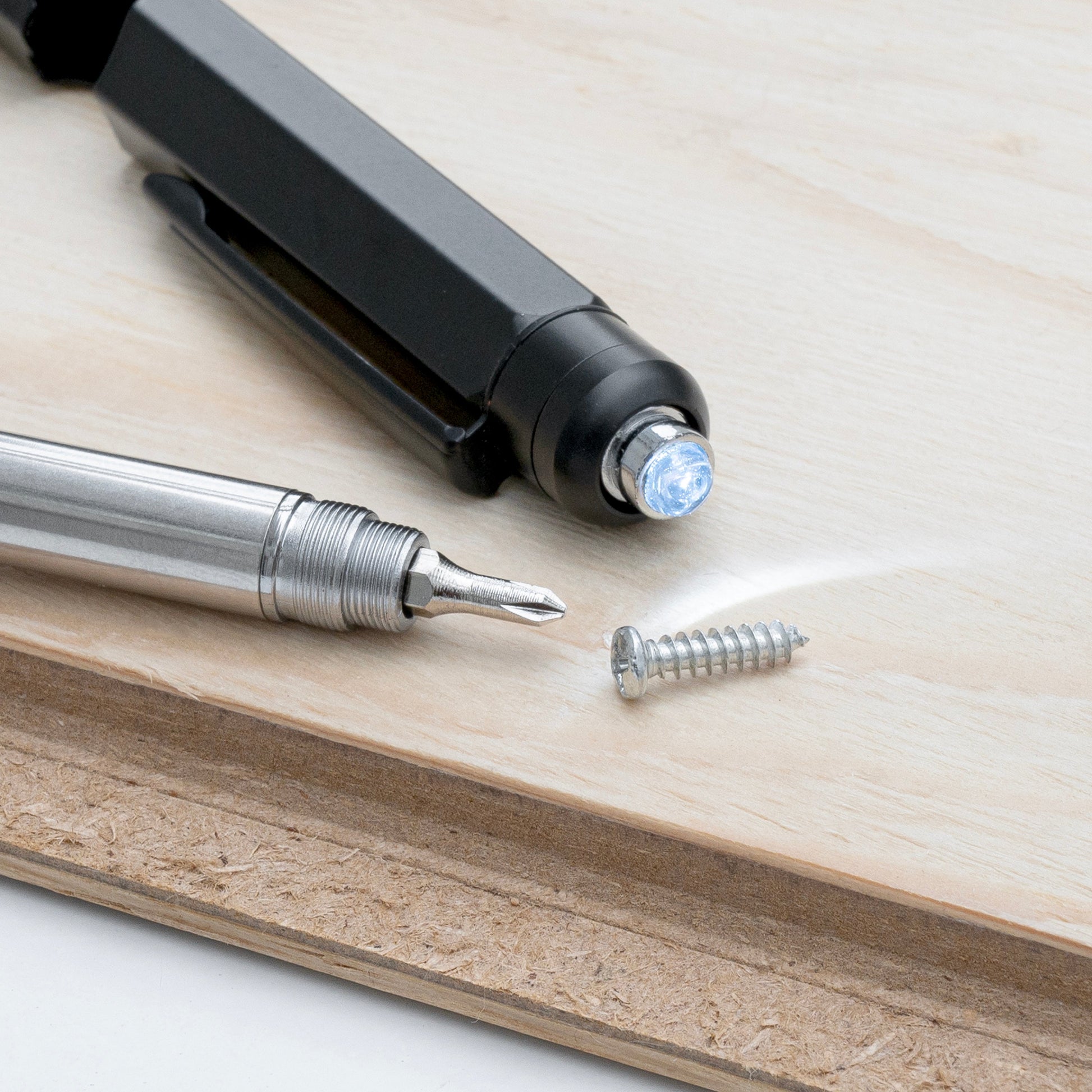 Personalized Spirit Level Multitool Pen with LED Torch