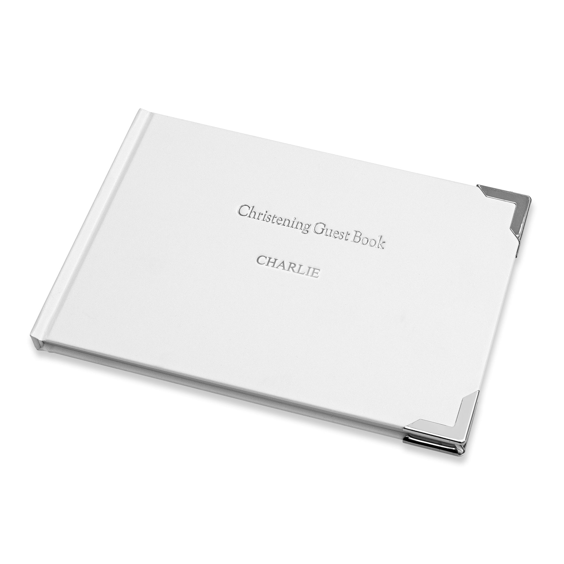 Personalized Baby Christening Guest Book