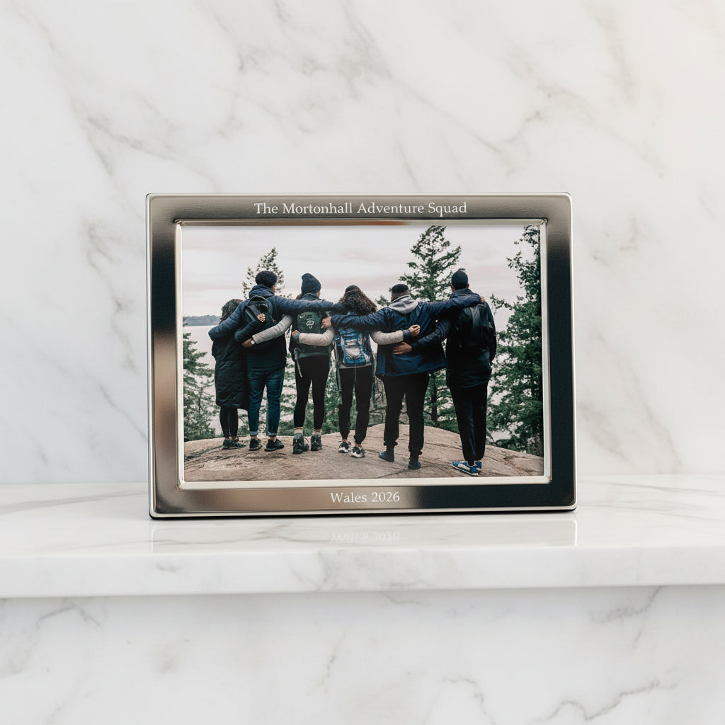 Custom Message Engraved Photo Frame | Personalized Keepsake