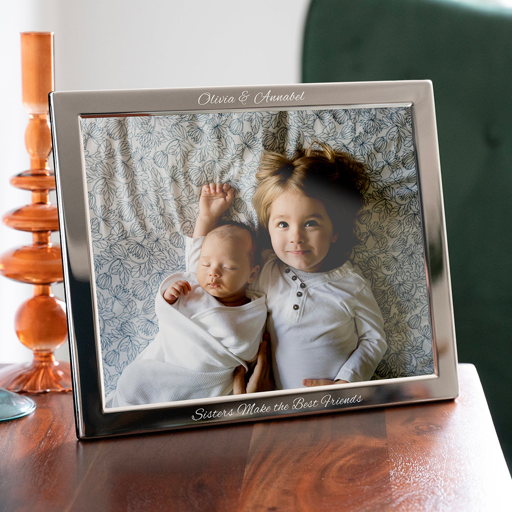 Custom Message Engraved Photo Frame | Personalized Keepsake