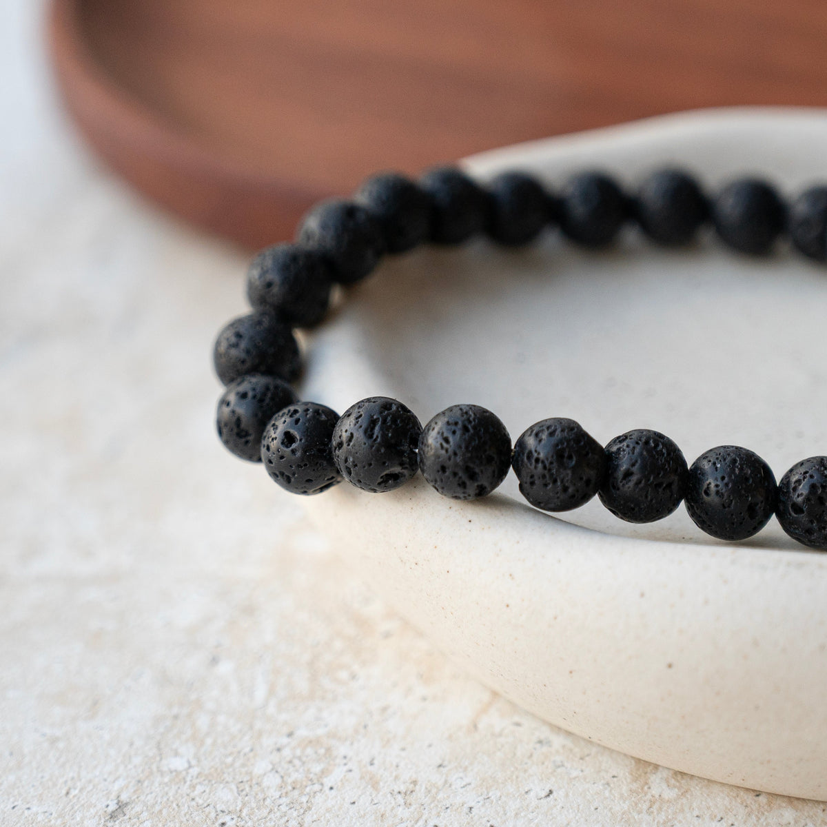 Natural Lava Stone Bracelet