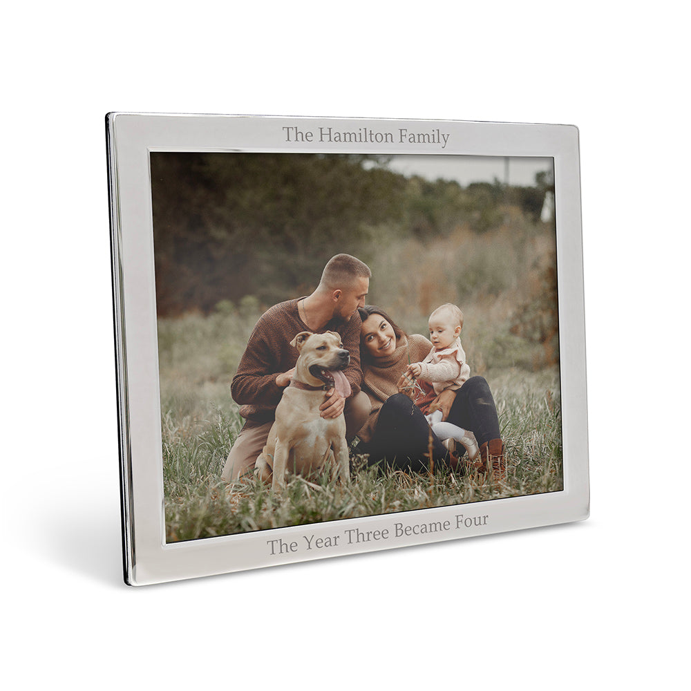 Custom Message Engraved Photo Frame | Personalized Keepsake