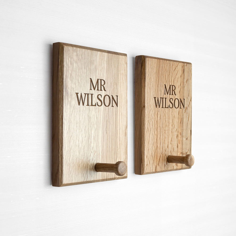 Personalised Classic Couples Peg Hook - Lovesakes