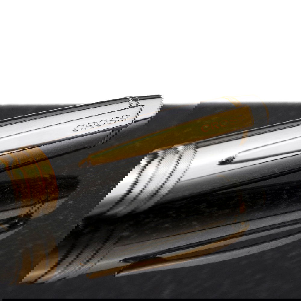 Personalised Cross Silver Gold Medallist Pen - Lovesakes