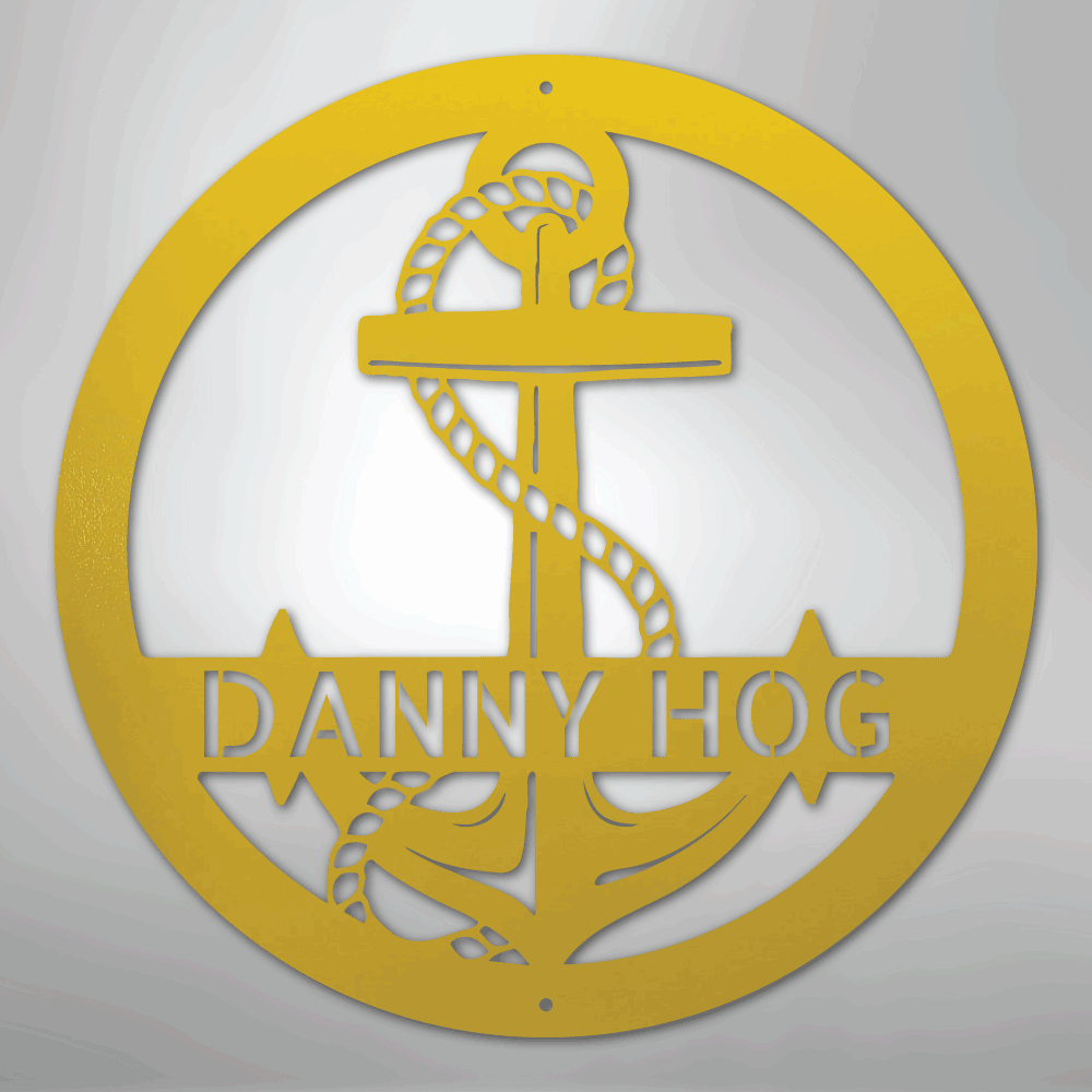 yellow-Personalized-Anchor-Nautical-Monogram-Wall-Decor
