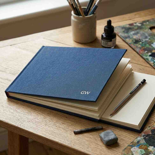 Personalized-Canvas-Sketchbook-in-Blue