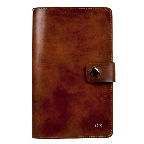 Personalized 2-in-1 Refillable Leather Notebook & Organizer