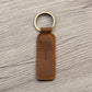 Personalized Engraved Genuine Leather Keychain