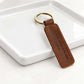 Personalized Engraved Genuine Leather Keychain