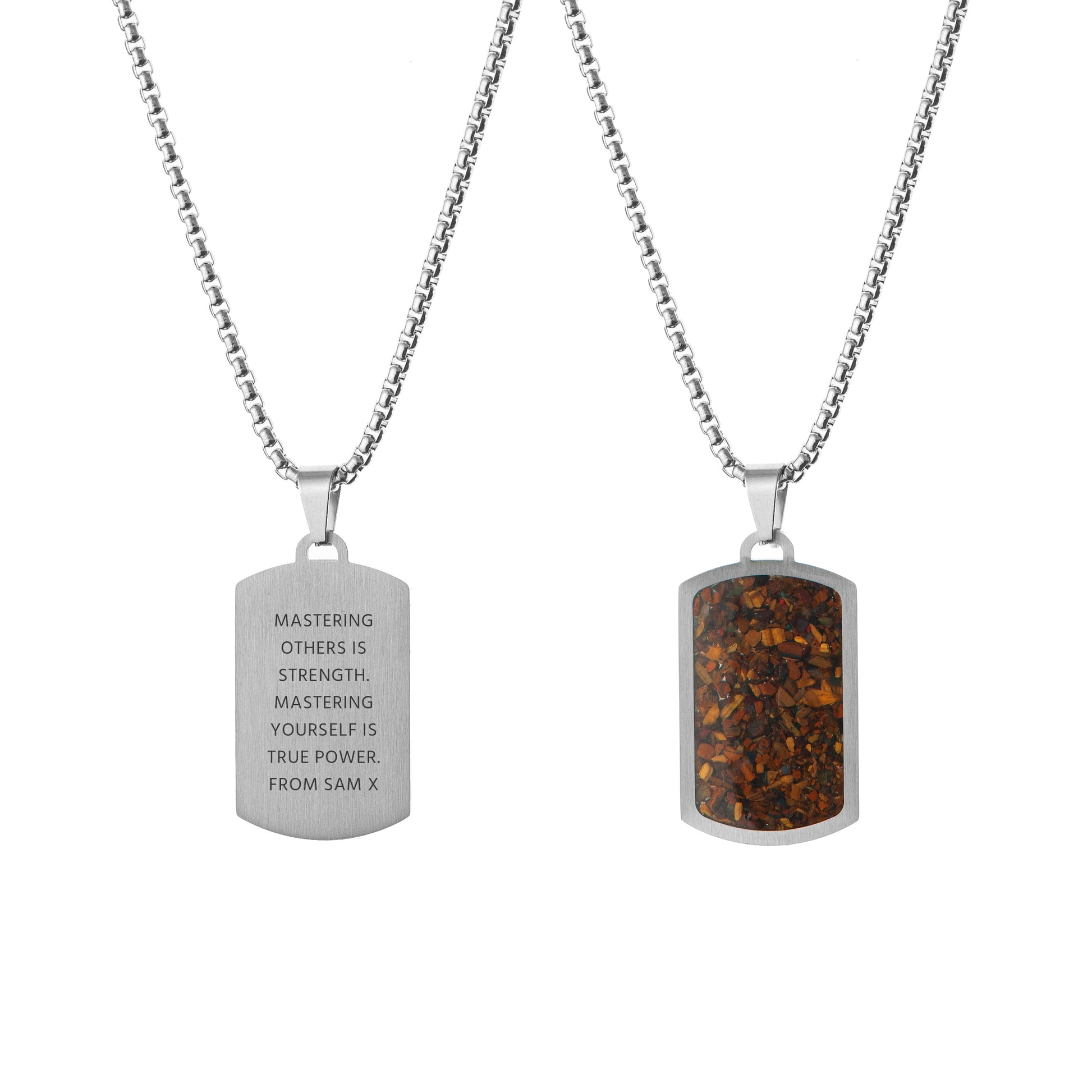 Personalized-Mens-Tigers-Eye-Dog-Tag-Necklace