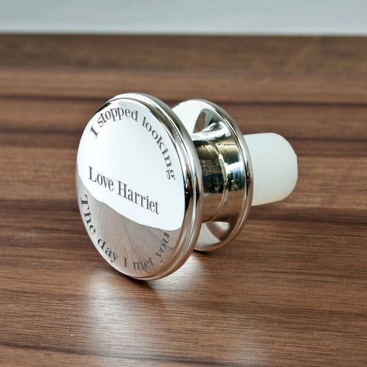 Personalized Wine Bottle Stopper - You're the One