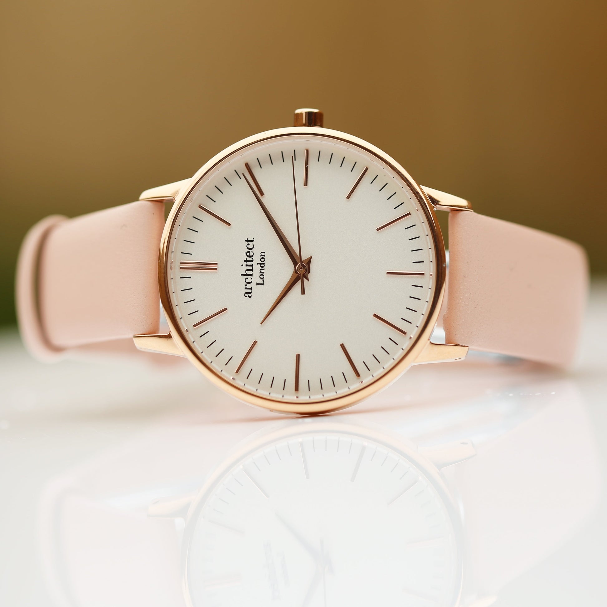 Women's Engraved Watch In Light Pink - Lovesakes