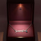 Custom Name Necklace with Birthstone