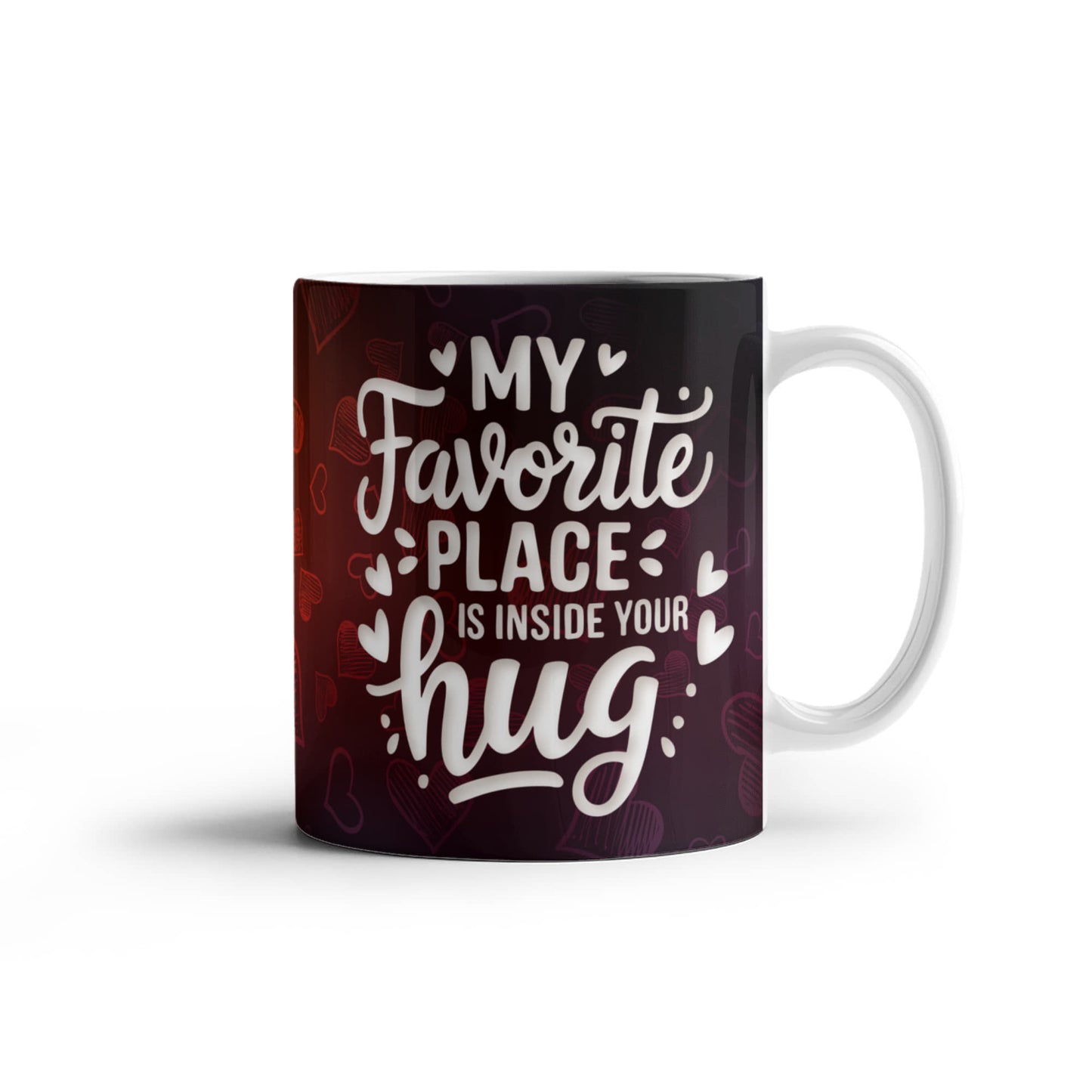 “My Favorite Place” Personalized Couple’s Mug