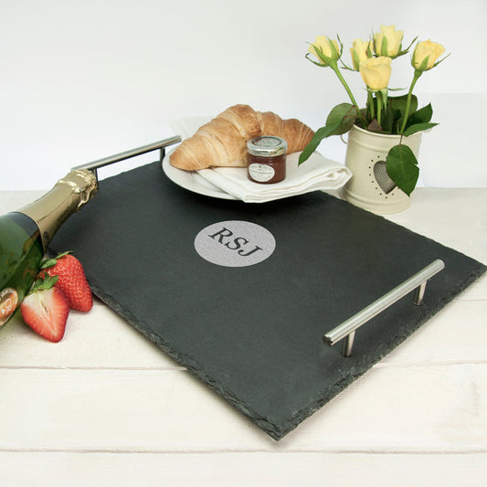 Personalised Slate Breakfast In Bed Tray