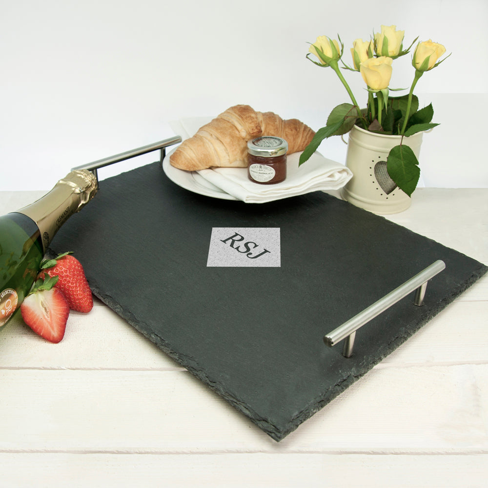 Personalised Slate Breakfast In Bed Tray - Lovesakes