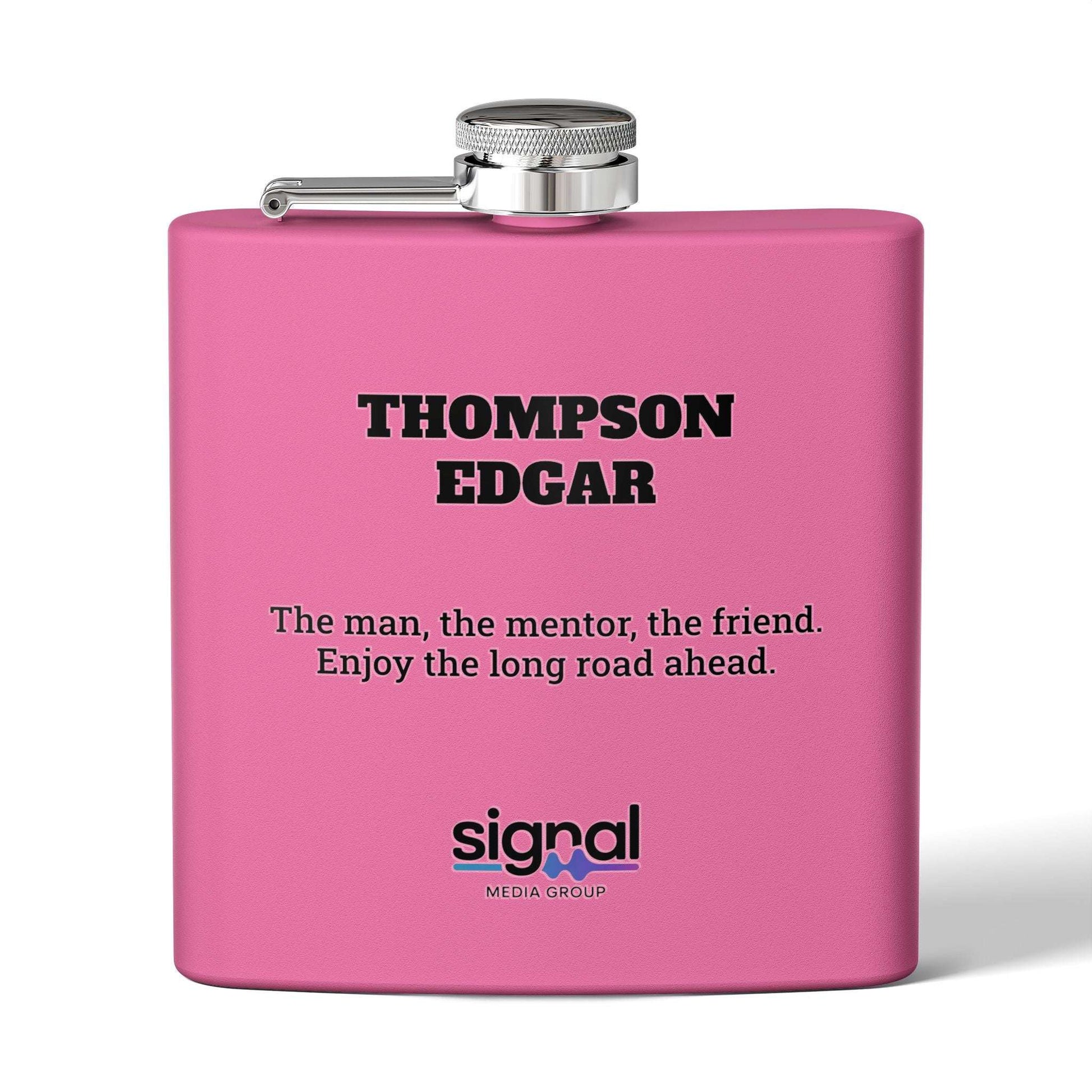 Corporate Personalized Hip Flask (6oz)  Hip Flasks Deeply Engraved