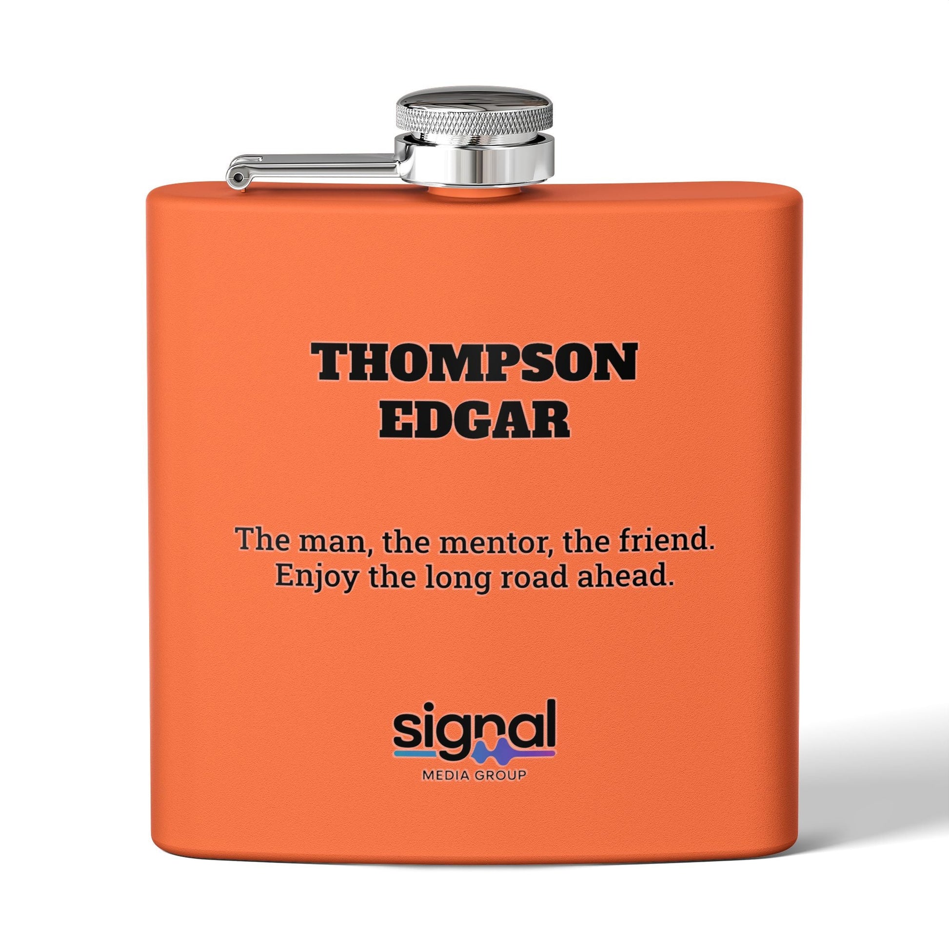 Corporate Personalized Hip Flask (6oz)  Hip Flasks Deeply Engraved