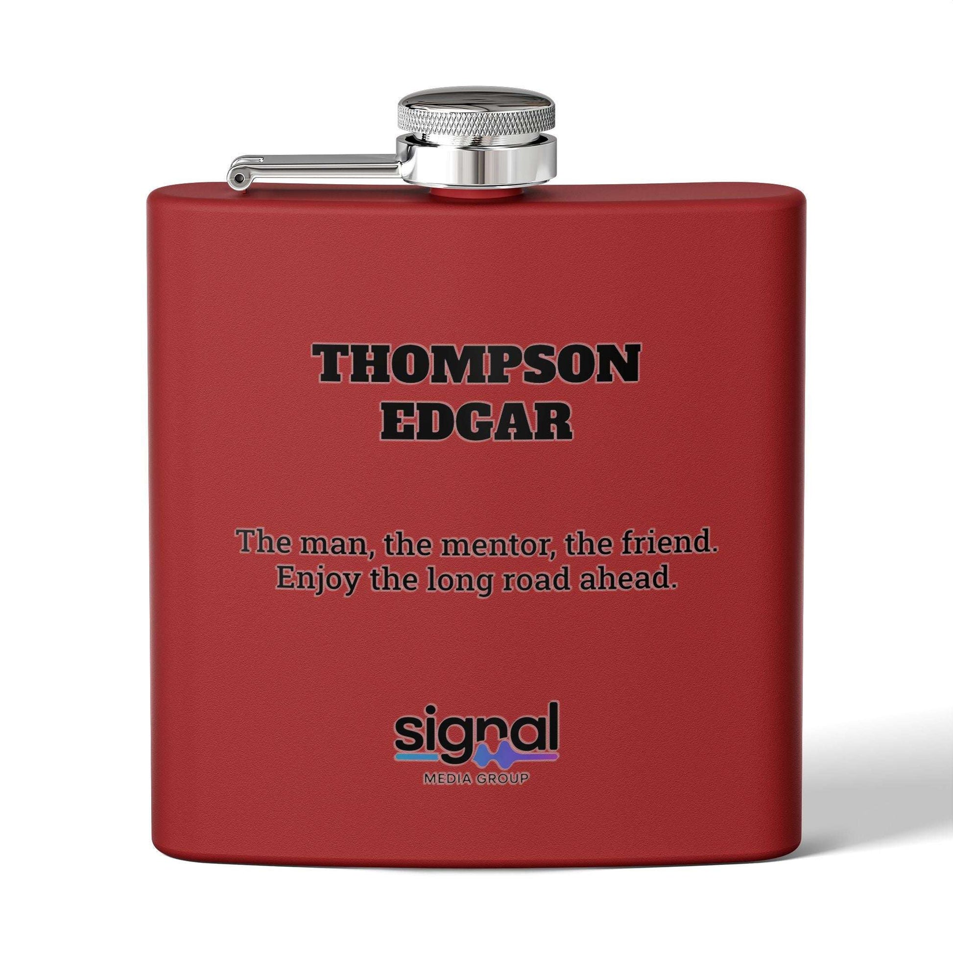 Corporate Personalized Hip Flask (6oz)  Hip Flasks Deeply Engraved