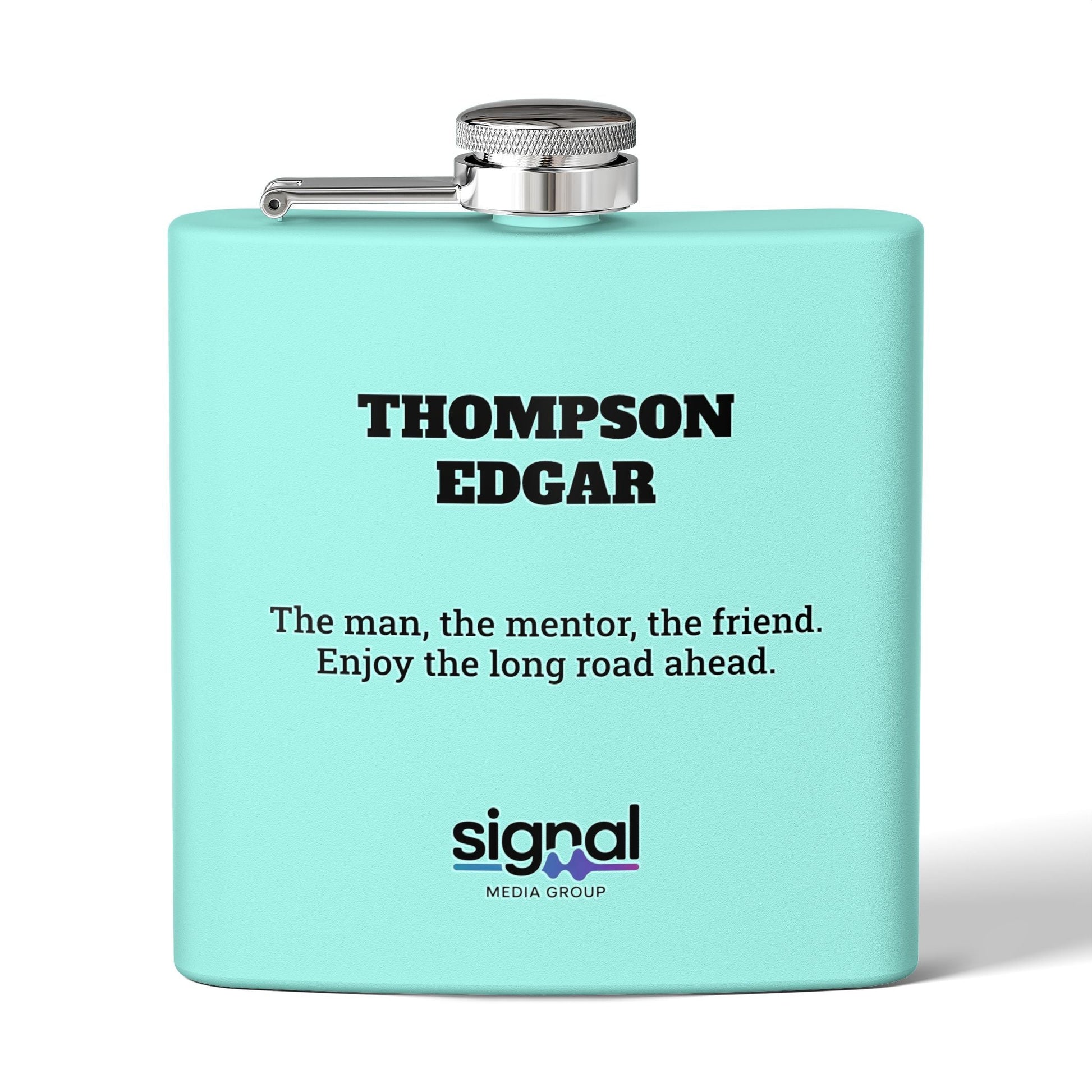 Corporate Personalized Hip Flask (6oz)  Hip Flasks Deeply Engraved