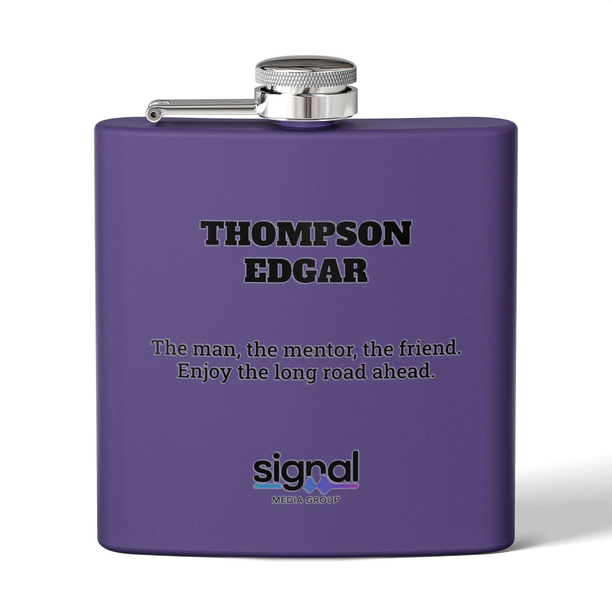 Corporate Personalized Hip Flask (6oz)  Hip Flasks Deeply Engraved