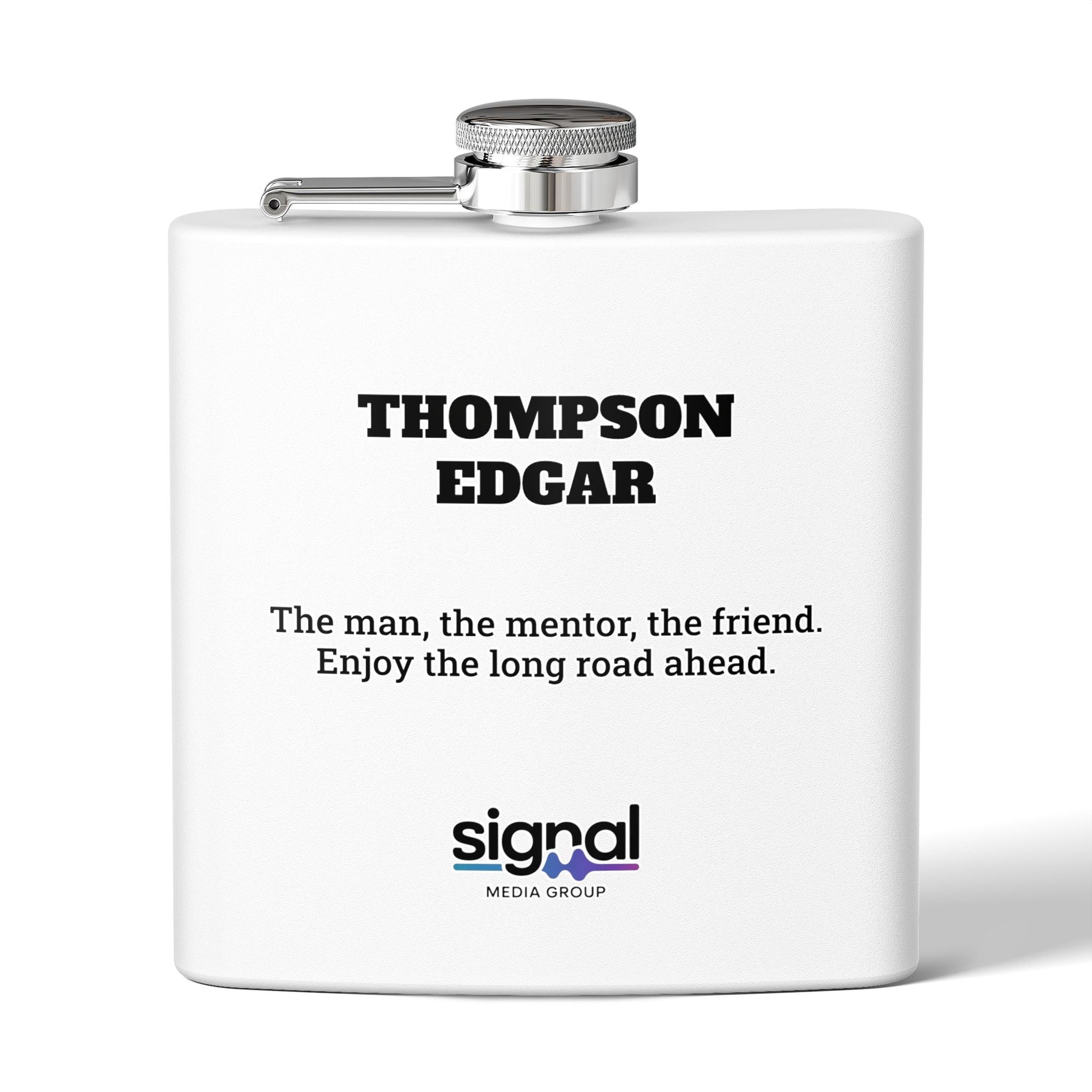 Corporate Personalized Hip Flask (6oz)  Hip Flasks Deeply Engraved