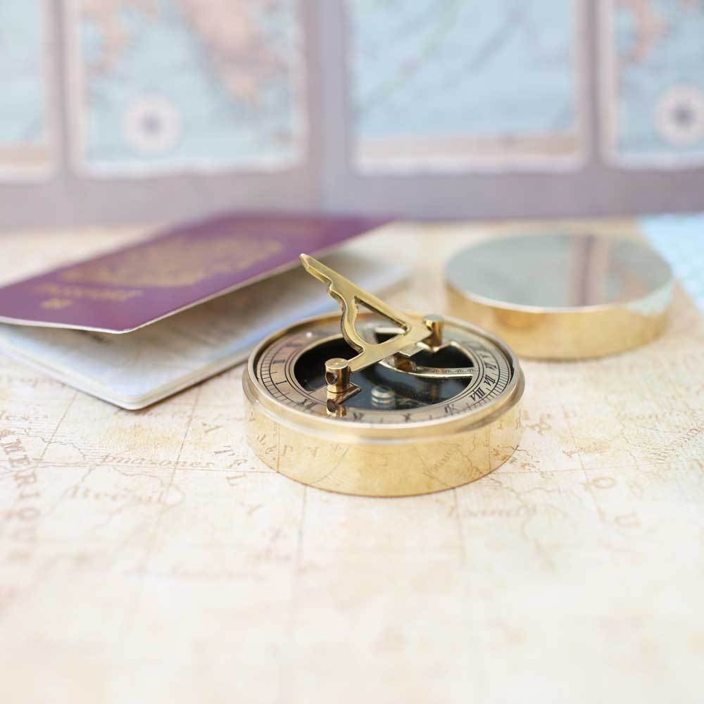 Personalized Nautical Sundial Compass - DeeplyEngraved