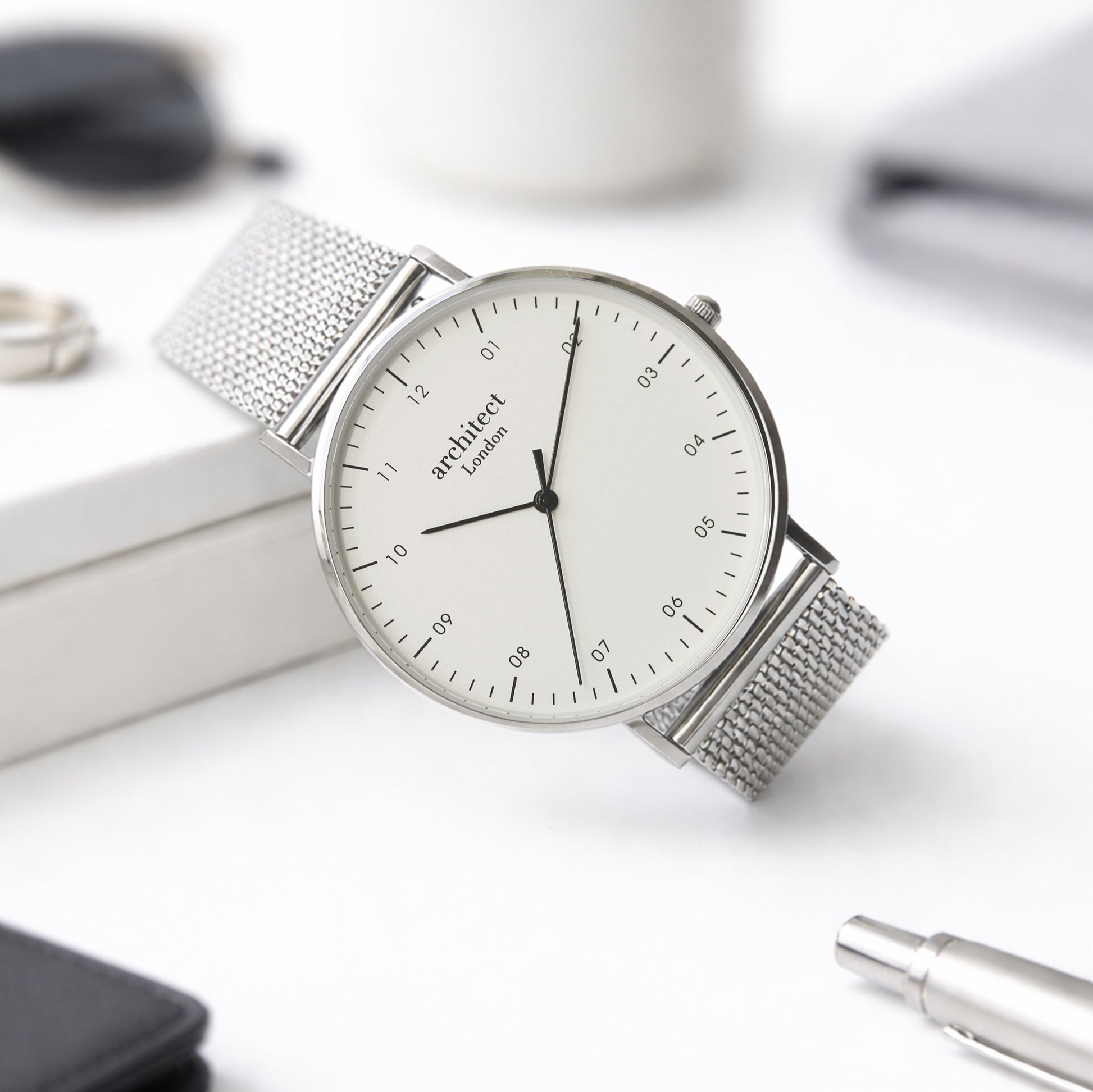 Custom Engraved Groomsmen Watch  Zephyr Deeply Engraved