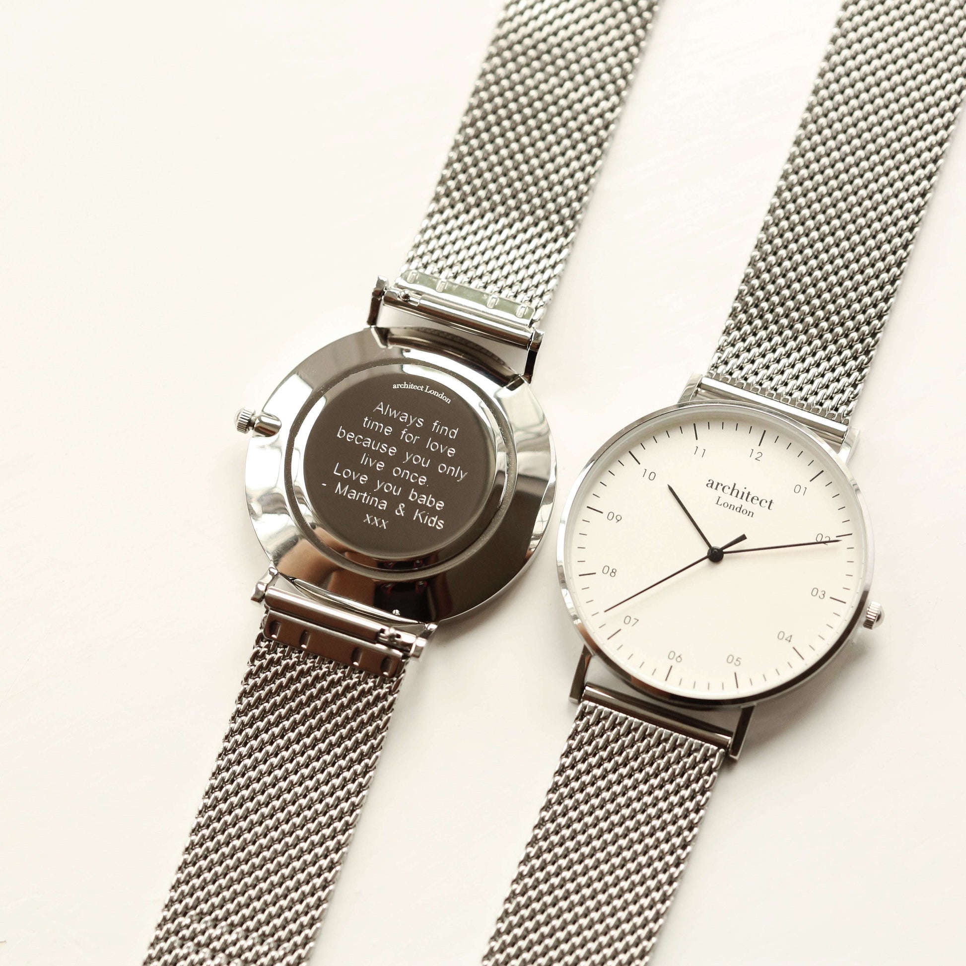 Custom Engraved Groomsmen Watch  Zephyr Deeply Engraved